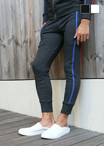 【SALE】2ラインスウェットロングパンツ