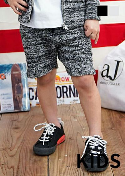 【SALE】フェザーモールミックス杢ショートパンツKids