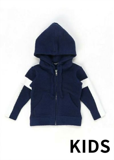 フェザーモールラインジップパーカーKids