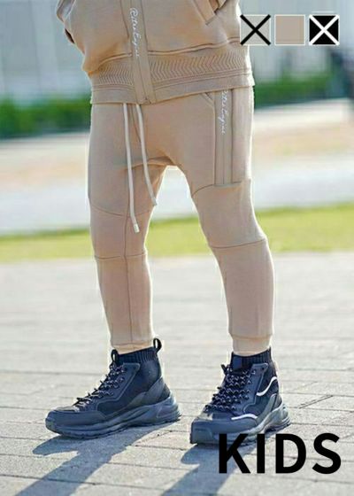 RTEGプレーンジップスウェットパンツKids