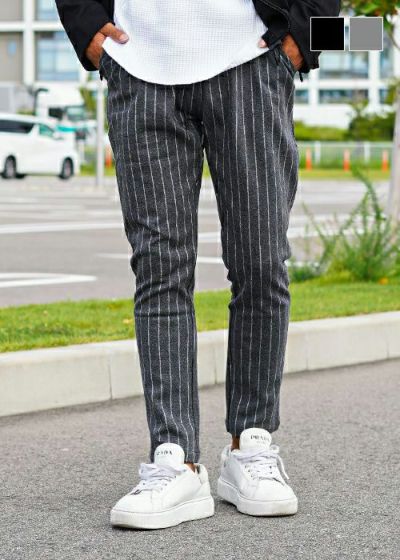 リラックスストライプパンツ
