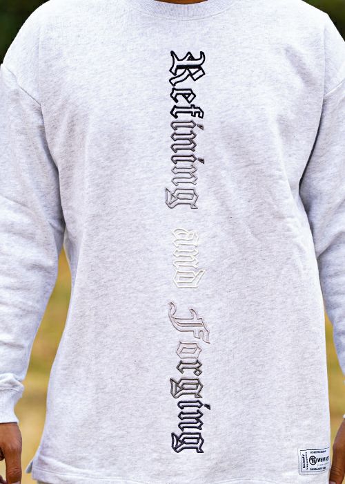 drill アダムスジャグラー RTFG T7 両面ロゴ クロス ロンT 長袖 RTEG US ロングティー（Tシャツ/カットソー）｜adamsJUGGLER