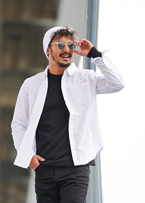 Sillage シアージュ　タイダイ風シャツ／オーバーサイズ cityboy Sillage シアージュタイダイ風シャツ／オーバーサイズ cityboy