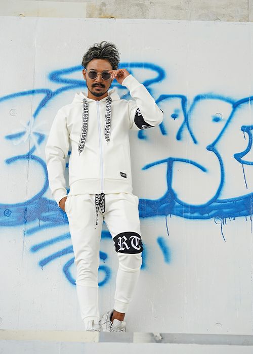エンジロングスウェット Mr.Hui スウェットパンツ メンズ ロング スウェット ジャージ