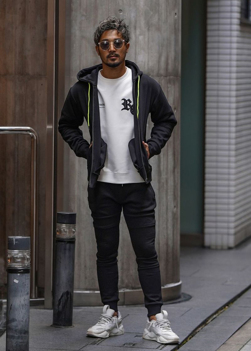 ano ロゴパーカー CHILLAX（チラックス） フロッキーロゴパーカー【SALE