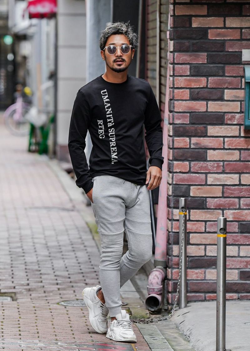 アダムスジャグラー新作ロンT アダムスジャグラー 新作ロンTEE L/TEE×ショーツ スタイル 夏や