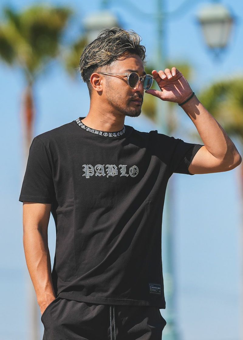 アダムスジャグラーRTEG PABLO ブラック Tシャツ Small アダムスジャグラー RTEG PABLO Tシャツ ブラック Sサイズ