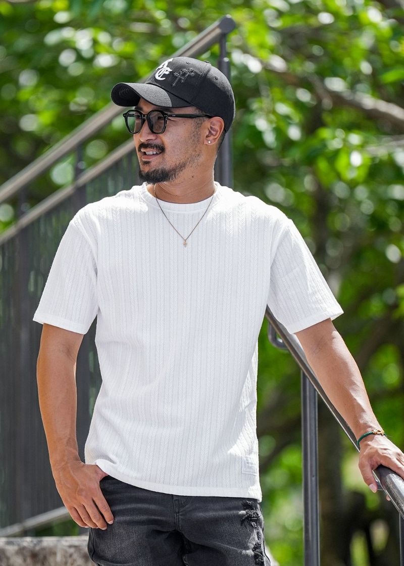 drill アダムスジャグラー RTFG T7 両面ロゴ クロス ロンT 長袖 RTEG US ロングティー（Tシャツ/カットソー）｜adamsJUGGLER
