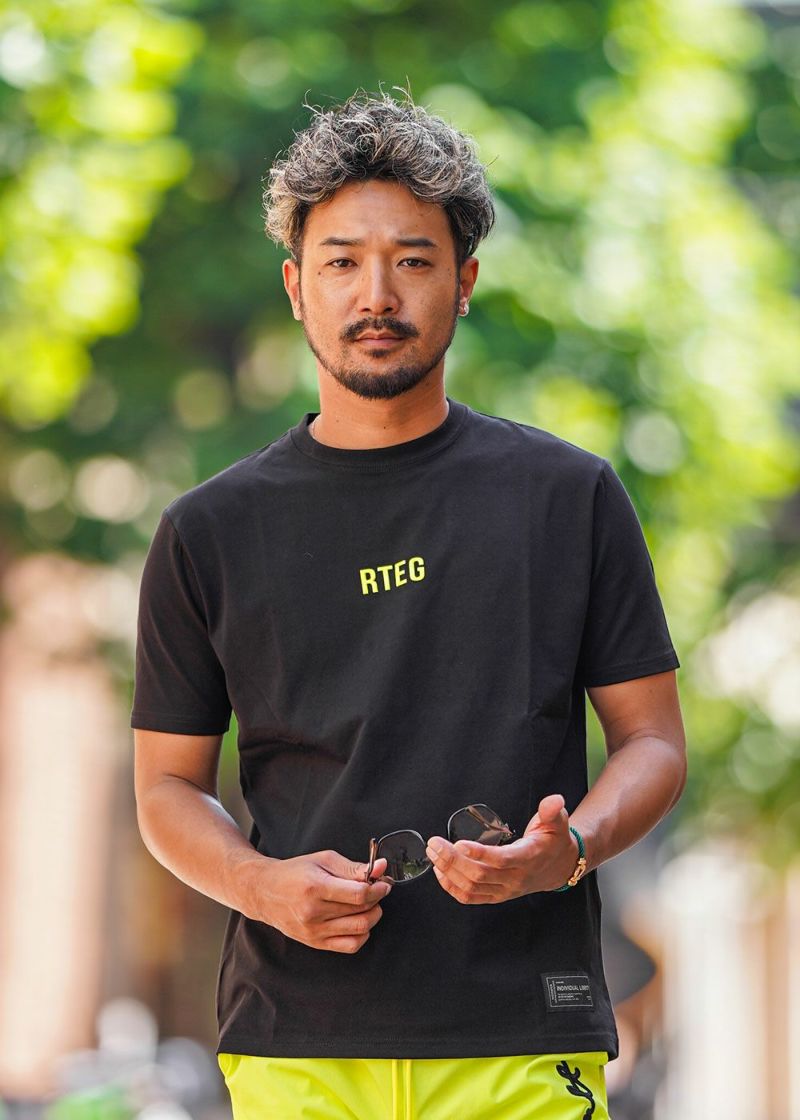 RTEG ブラック Tシャツ RTEG/D.J ティー | adamsJUGGLER（アダムスジャグラー）公式